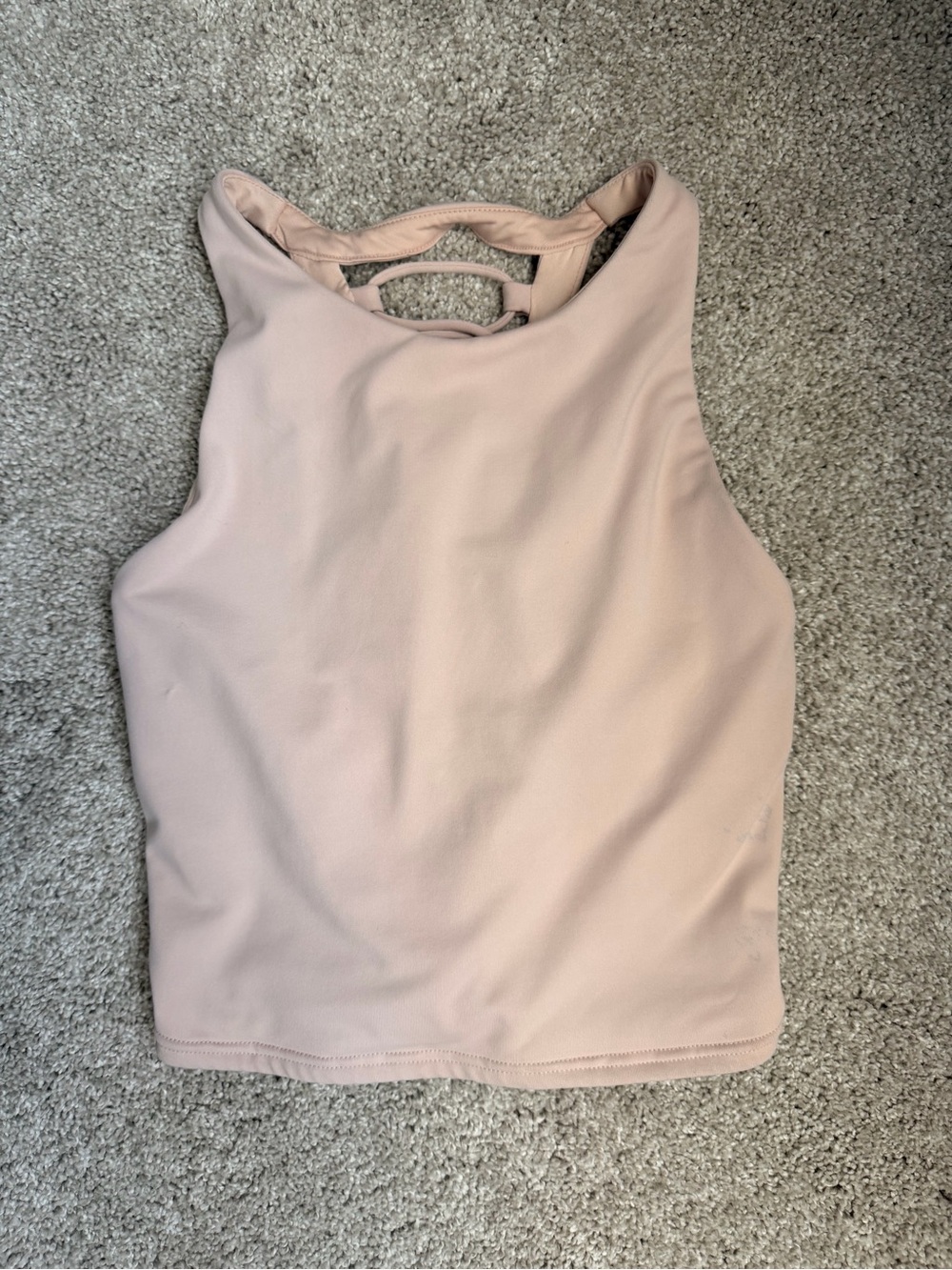 ALO High-Neck Tank Top - Blush Pink